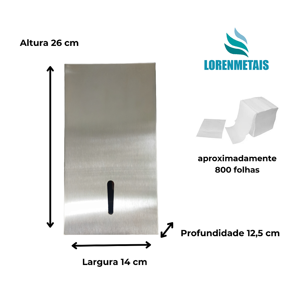 Toalheiro Cai Cai em Aço Inox Escovado - 12865 - Conceito Metais (foto 4)