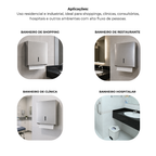 Toalheiro Interfolhado Aço Inox Polido - 12892 - Conceito Metais (foto 4)