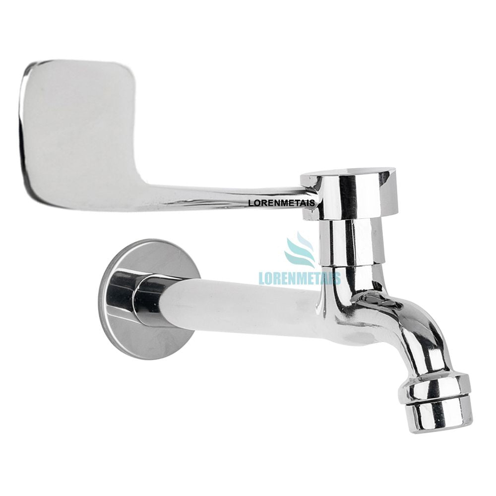 Torneira Clínica de Parede com Arejador Fixo 22cm Alavanca Especial - 13156 - Conceito Metais (foto 2)