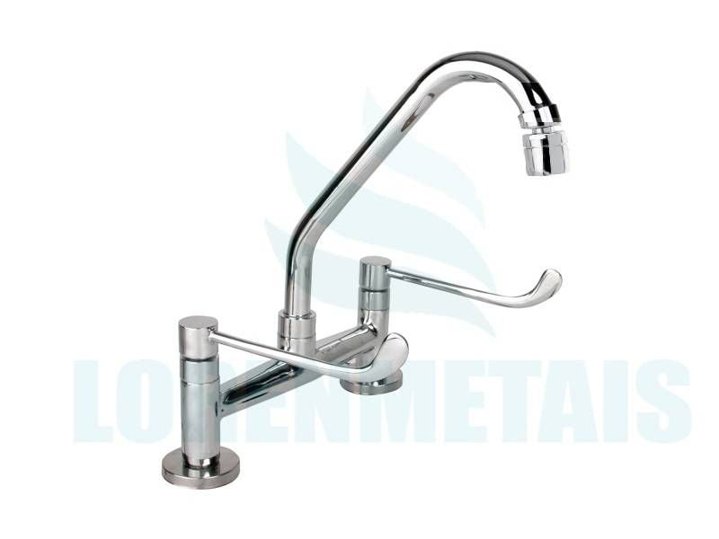 Torneira Clínica Misturador De Mesa Com Arejador Articulado - 12010 - Conceito Metais