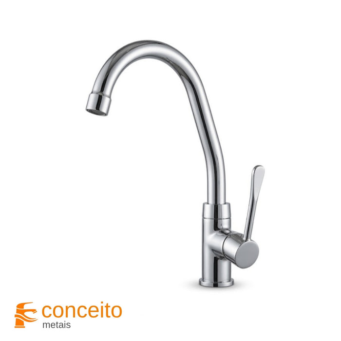 Torneira Mesa Clinica Cozinha Bica Movel com Alavanca Competitiva