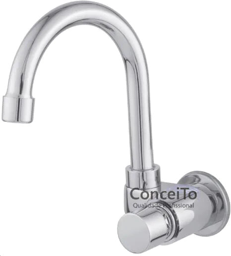 Torneira para lavatório automática bica móvel de parede - 3691 - Conceito Metais