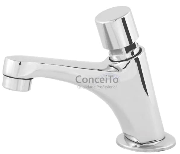 Torneira para lavatório com fechamento automático 13 cm - 19035 - Conceito Metais
