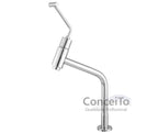 Torneira temporizada PNE com arejador anti furto 45° bica alta 16cm - 3707 - Conceito Metais