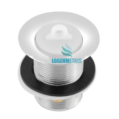 Válvula Tanque Metal 1.1/4 Cromada - 13122 - Conceito Metais